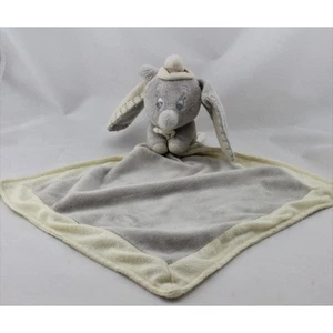 Doudou plat éléphant gris Dumbo mouchoir NICOTOY - 20052 - Photo 1/3
