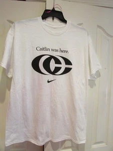 New Caitlin Clark "Caitlin Was Here" Nike Logo Shirt - XL One size - Picture 1 of 8