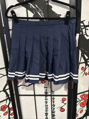 Falda plisada para mujer Forever 21 azul talla M Foto 1 de 3