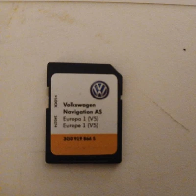 VOLKSWAGEN MIB2 SATELLITE NAVIGATION SAT NAV SD CARD EUROPE MAPS V5 3G0919866AQ - Image 1 of 2