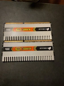 Two 4GB 2x2GB PC3-10600 CORSAIR CM3X2048-1333C9DHX DDR3-1333 XMS3 Ver1.7 Memory - Picture 1 of 2