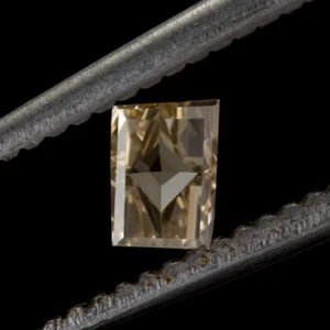 BAGUETTE RETRATO CORTE DIAMANTE SUELTO ELEGANTE CHAMPÁN 0.25ct COLGANTE NATURAL 1/4ct - Imagen 1 de 1