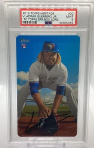 2019 TOPPS HERITAGE VLADIMIR GUERRERO JR. ’70 TOPPS SUPER BOX LOADERS #30 PSA 9 - Picture 1 of 3
