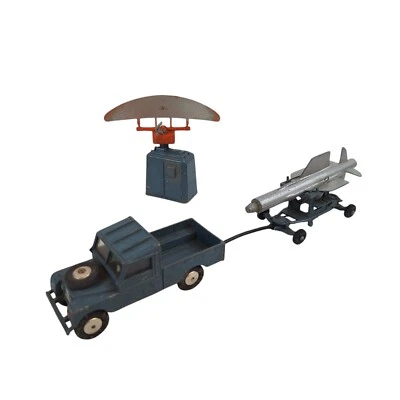 Corgi Toys 351 Land Rover RAF 353 Airfield Radar 350 Thunderbird Guided Missile - Image 1 of 4