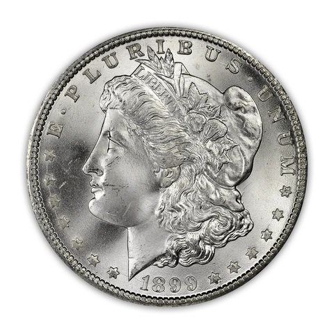 1899 Morgan Silver Dollar New Orleans - Brilliant Uncirculated Cover
