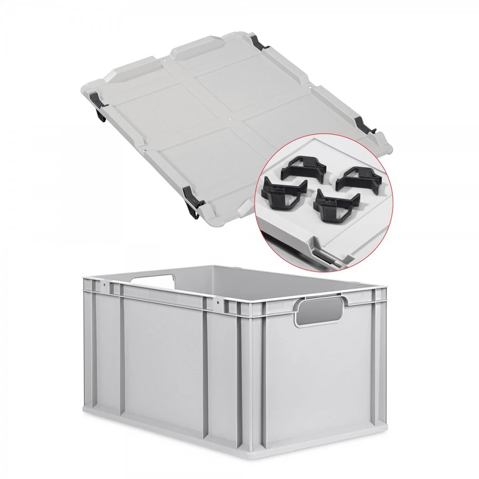 Eurobox NextGen Economy mit Auflagedeckel 60x40x32cm Euro Kiste Kunststoffbox