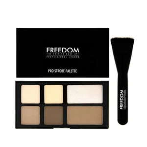 Contour & Highlight Kit Freedom Revolution Makeup PRO STROBE PALETTE Cream Brush - Picture 1 of 1