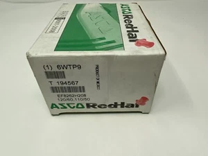 Válvula solenoide de latón de 2 vías ASCO EF8262H208 120 V normalmente cerrada tamaño de tubería de 1/4 - Imagen 1 de 4