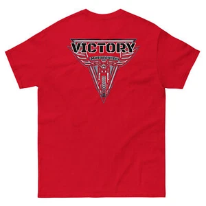 Victory Motorcycles, Camiseta, Polaris, India, algodón, Hombre Camiseta Clásica - Imagen 1 de 3
