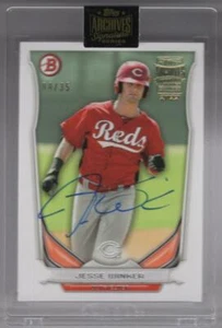 JESSE WINKER TOPPS ARCHIVES SIGNATURES SERIES RC CARD AUTO ON CARD /35 - Picture 1 of 1