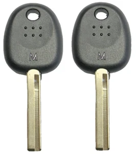SET OF 2 HY18R Hyundai Santa Fe KIA Sorento 2013-2019 Transponder Key Shell - Picture 1 of 8