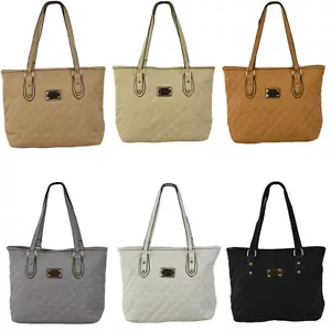 Damen Tasche Schultertasche Leder Optik Handtasche Shopper Bag Damentasche M17 - Bild 1 von 8