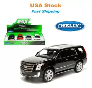 2017 Cadillac® Escalade® SUV Welly Diecast Model Toy Car 7.5", 1:24 - Picture 1 of 31