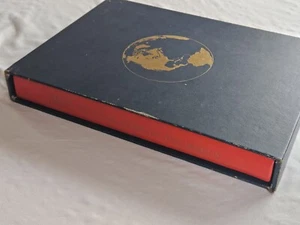 1961 Pictorial Atlas of the World Time Life Hardcover w/ Slipcase Poster Map Vtg - Imagen 1 de 12