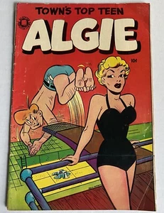 Algie #3 Town's Top Teen Accepted Publications 1955 Boarded Golden Age - Picture 1 of 14