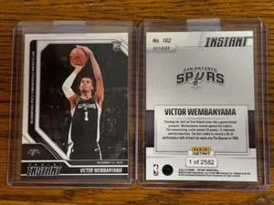 2023 Panini Instant NBA #162 Victor Wembanyama San Antonio Spurs ROOKIE RC /2582 - Picture 1 of 1