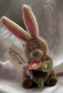 Disney Store Easter Bunny Gopher 7” Mini Bean Bag Plush Toy Winnie the Pooh - Picture 1 of 12