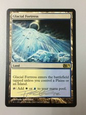 Glacial Fortress English MTG SIGNED Franz Vohwinkel ARTIST PROOF M12 NM