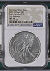 2021 W Burnished Silver Eagle NGC MS70 Early Release T-2