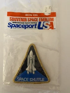 Vintage 1980's NASA Space Shuttle Embroidered Iron on Patch - Picture 1 of 1