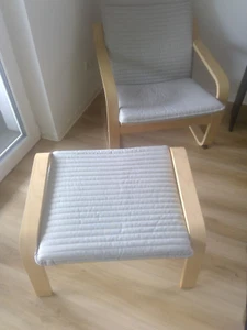 Poäng (IKEA), Sessel und Hocker - Bild 1 von 10