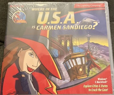 Broderbund Where in the USA is Carmen SanDiego? V3.53 for PC, Mac - Image 1 of 2