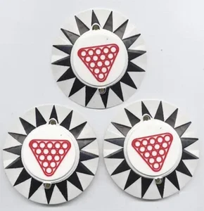 Eight Ball Fonzy Flipper POP BUMPER CAP SET - Bild 1 von 1