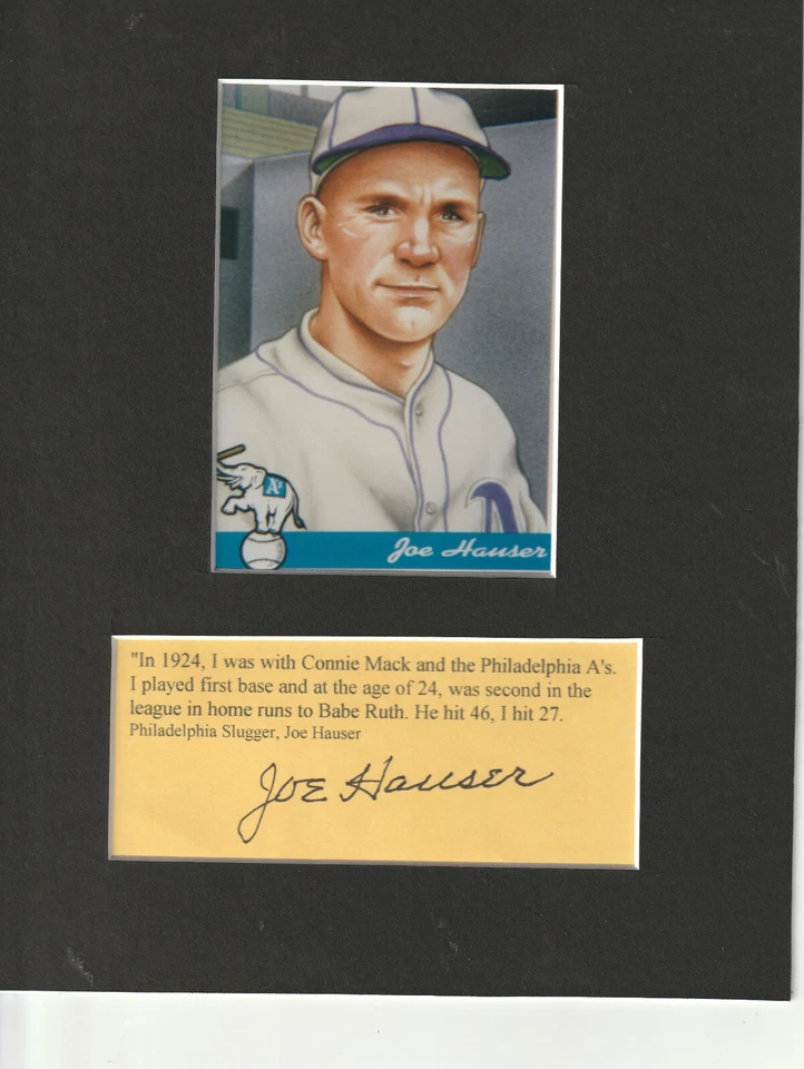 Philadelphia Kansas City Oakland A's Signed Cards Postcards photos 111 COA D22 - Image 1 of 1