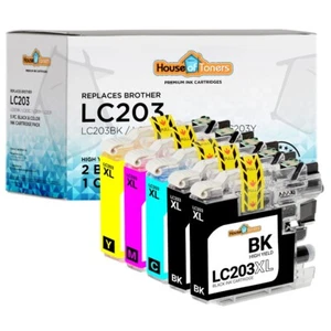 LC203XL for Brother LC203 XL Ink Cartridges MFC-J460DW MFC-J480DW Lot - Picture 1 of 13