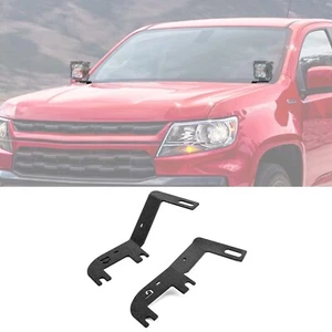 for 23-25 Chevy Colorado GMC Canyon Hood Ditch Light LED Pods Mounting Brackets - Picture 1 of 7