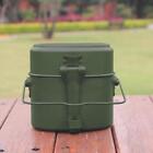3Pcs Lunch Box Pot And Pan Aluminum Alloy Cookware For Camping Outdoor Wild
