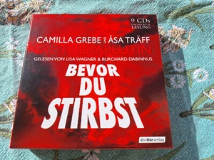 Camilla Grebe Die Therapeutin Bevor Du stirbst SPANNEND Hörbuch 9 CD`s Tip Top - Bild 1 von 3
