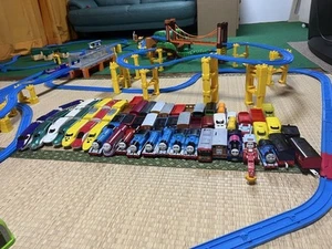 Plarail Thomas Train Set with Tunnel Bridge Cars and Accessories Great Condition - Picture 1 of 11