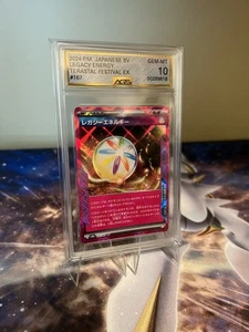 Pokémon Terastal Festival EX - Gemma Energia Eredità Giapponese Classificata Mint 10 (AGS) - Foto 1 di 4