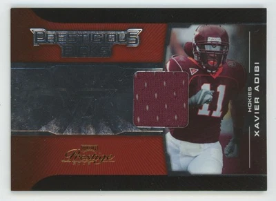 Xavier Adibi 2008 Playoff Prestige Picks Red /250 Jersey #PPI-47 Houston Texans - Image 1 of 2
