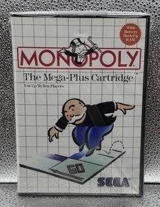 Monopoly Sega Master system W/Manual 8 Bit Retro 1988 #1266 - Picture 1 of 17
