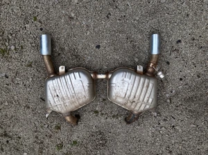 2007-13 BMW E92 E93 335i Rear Exhaust Muffler With Tips Assembly 7553612 OEM - Picture 1 of 8
