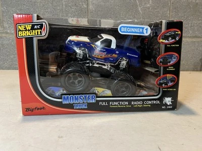 全新 Bright Big Foot Monster 卡车 无线电 遥控器 易于控制 比例 1:24 — 第 1/3 张图片