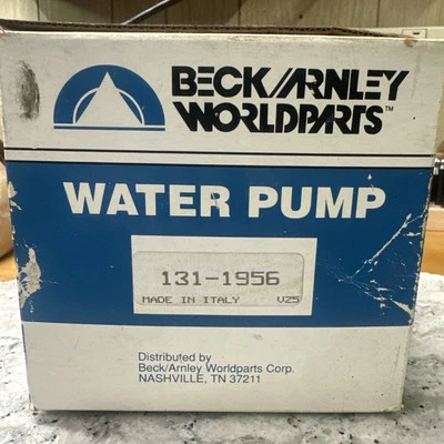 Engine Water Pump Beck/Arnley 131-1956 82-87 BMW 325 325e 325es 325i 325is Italy - Image 1 of 3