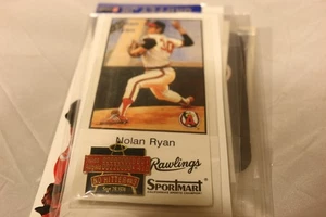 TICKET + PIN Nolan Ryan California Angels No Hitter Pin Card and Stub 1992 K's - Picture 1 of 2