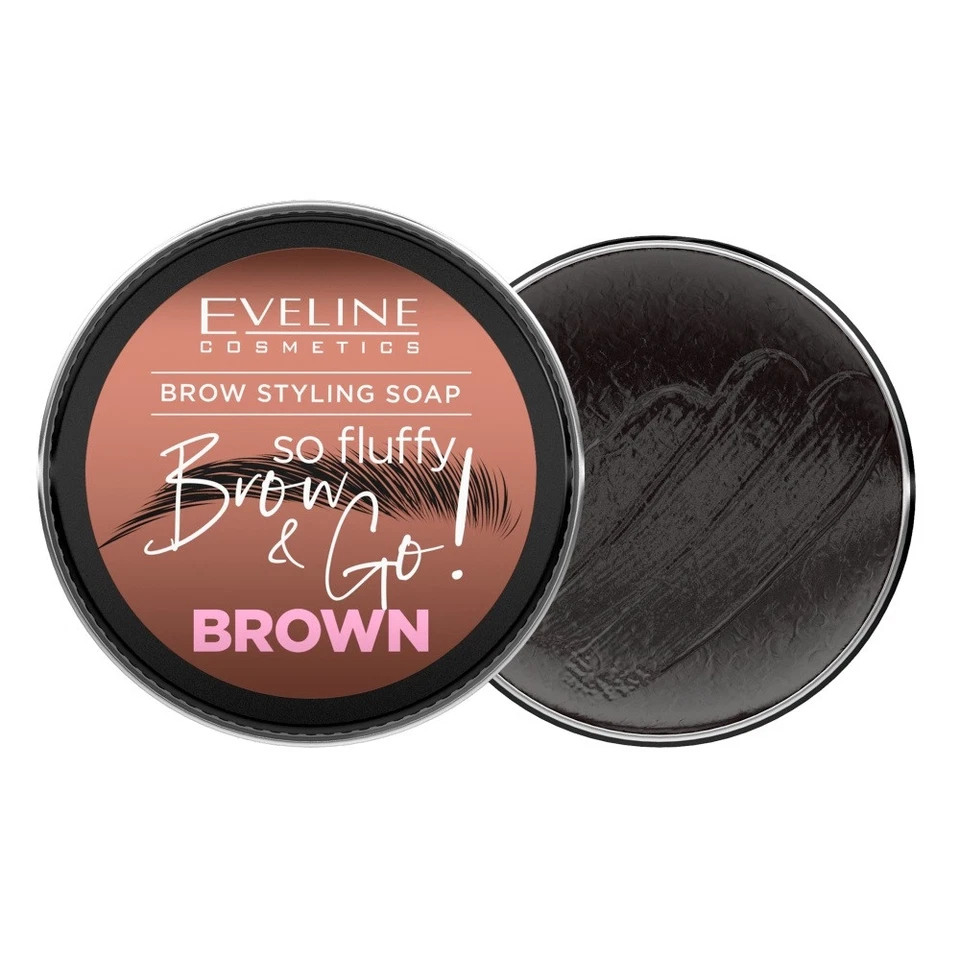 5903416065647 Eveline Cosmetics BrowGo! mydło do stylizacji brwi Brown 25g (P1)  - Bild 1 von 1