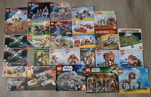 Lego Instruction Manual Lot (27) Mixed STAR WARS Ninjago Creator Hero Factory - Picture 1 of 8