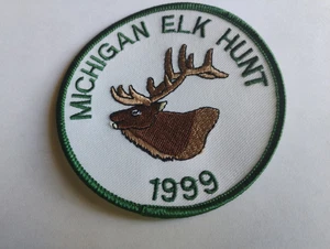 1999 MICHIGAN ELK HUNT PATCH, DEER,BEAR,TURKEY - Picture 1 of 2