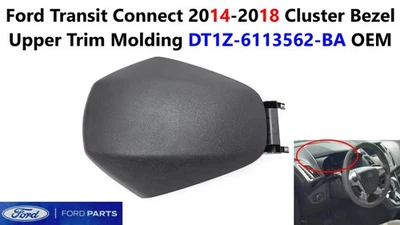 Верхний отделочный молдинг для лицевой панели Ford Transit Connect 2014-2018 годов выпуска DT1Z-6113562-BA - Изображение 1 из 4
