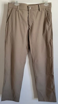 Pantalones Para Hombre Bronceados Marca Kirkland 30x29 Nuevos con Etiquetas Pierna Cónica Elastizada Foto 1 de 4