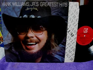 Hank Williams, Jr.'s  Greatest Hits LP  1982 Elektra  VG+ Vinyl - Picture 1 of 4