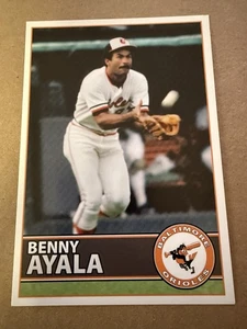 Benny Ayala Baltimore Orioles Team Issued Postcard Sized Photo - Picture 1 of 2