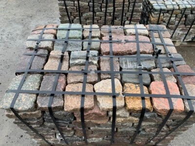 Historisches Granitpflaster 15x17 x3-6 cm Granitpflastersteine Altpflaster - Bild 1 von 4