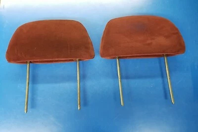 PAIR 1995-2000 Chevrolet GMC C/K 1500 2500 3500 Tahoe Yukon Front Headrests RED - Image 1 of 4