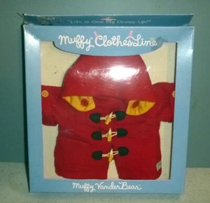 Vintage 1999 Muffy VanderBear Clothesline MUFFY RED HOODED JACKET *NRFB - Picture 1 of 4